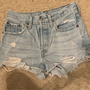Levi’s cut off shorts, size 26